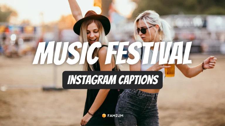 Music Festivals Instagram Captions